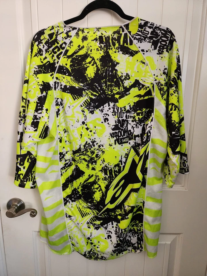 Camiseta deportiva Alpinestars Gravity Downhill Racing bicicleta de montaña para hombre talla grande Foto 3 de 4