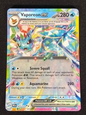 Pokemon Vaporeon Ex 023/131 Holo (NM)