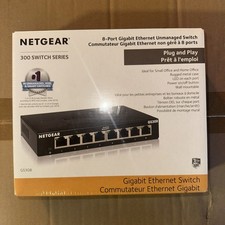 NETGEAR GS308-300PAS GS308 8 Gigabit Port Unmanaged Ethernet Switch