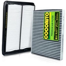 Engine Cabin Air Filter Kit for Rogue 2.5L(2014-2020), Rogue 2.0L Hybrid(2017 