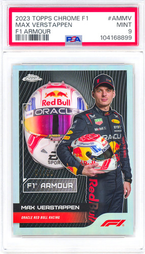 Max Verstappen #AM-MV 2023 Topps Chrome Formula 1 Armour card