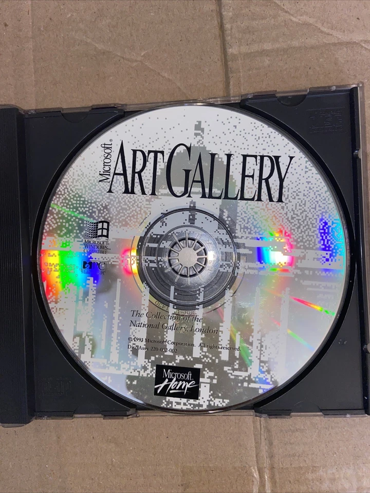 Microsoft Art Gallery The Collection of National Gallery London Software PC 1993 - Image 3 of 4