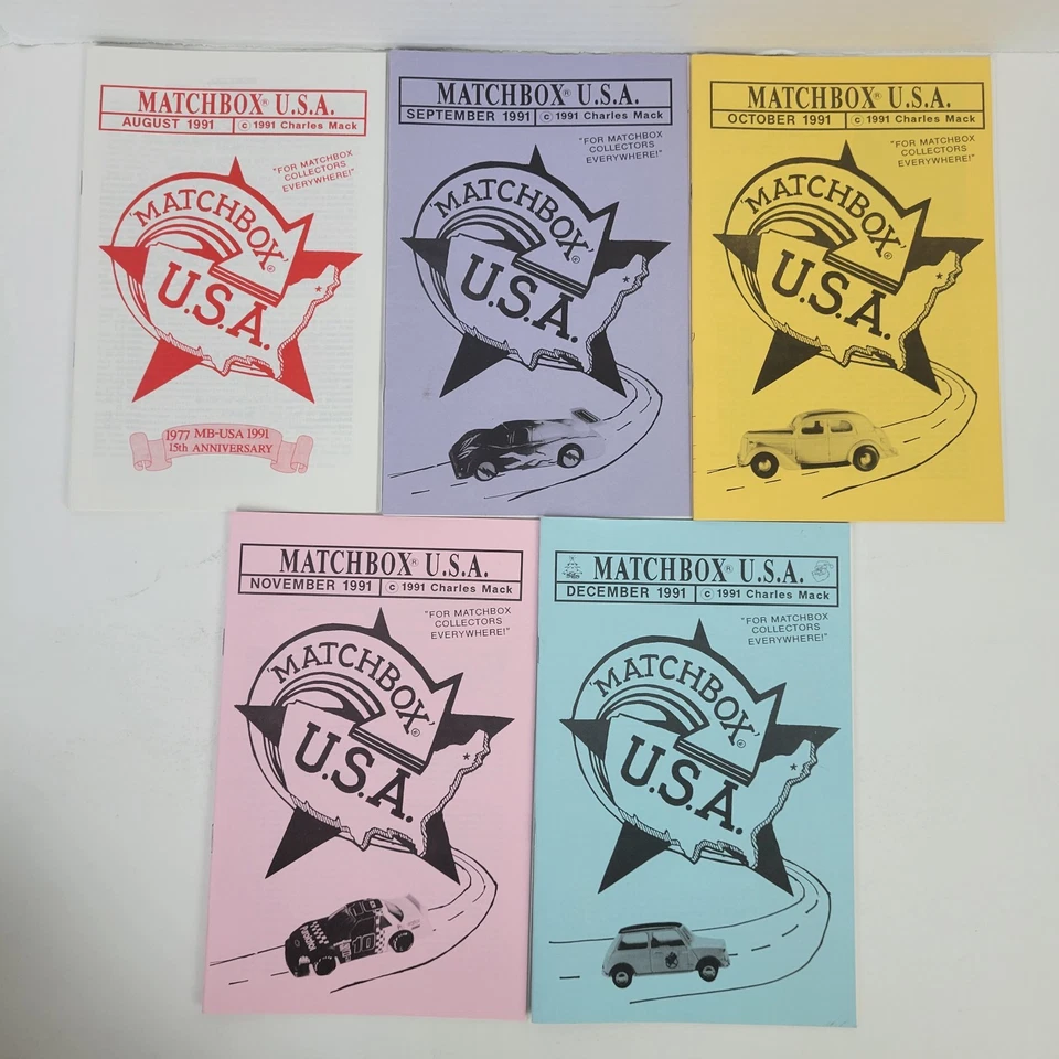 Matchbox EUA Livro de Revistas de Colecionadores~Charles Mack~1991-99~Vol 14-22~Lote de 94 - Imagem 4 de 4