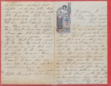 Famous Ellsworth Regiment 1861 4-Page Letter "Dear Aunt" TRANSCRIBED VG Content!