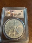 2014 Silver Eagle PCGS MS69 First Strike, Eagle Label