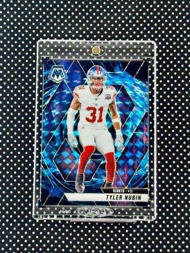 2025 Panini Mosaic Tyler Nubin Genesis Prizm Case Hit #87 New York Giants