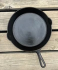 Griswold  No. 9 Cast Iron Skillet Small Logo Grooved Handle 710 C