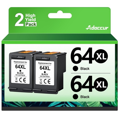 64XL Ink Cartridge Combo Pack Replacement for HP Ink 64 HP 64XL Works with HP... - 第 1/1 張圖片