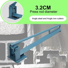 Angle Iron Cutter Angle Steel Hand Cutting Shear Scissors Cutting Machine 1.2CM