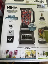 Ninja DB751A Professional Plus Blender - Black Blender Du0 with Auto IQ