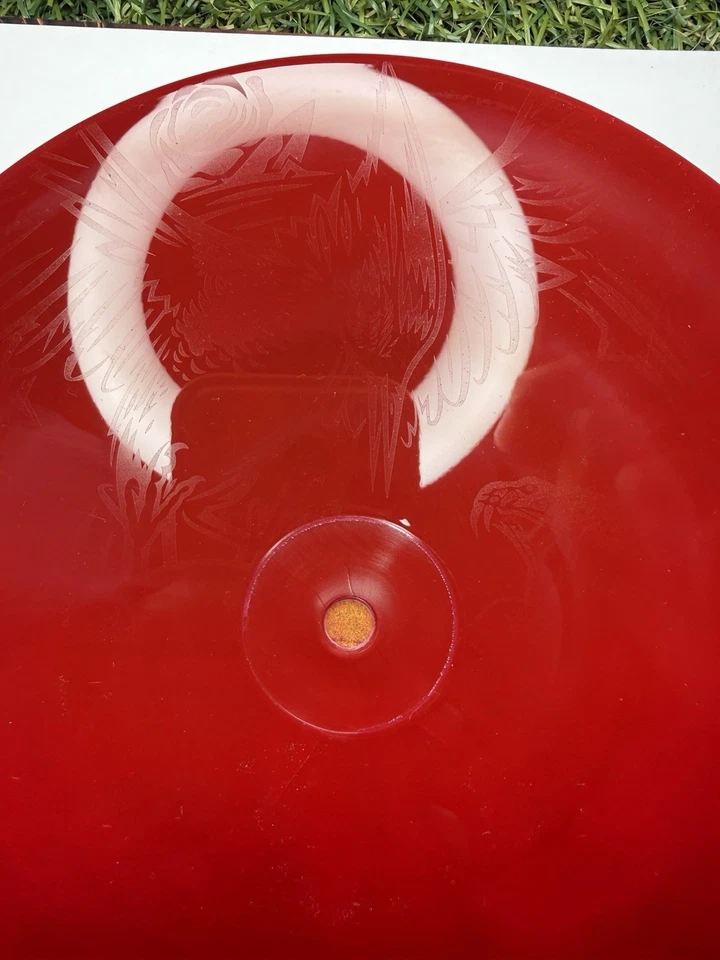 Olivia Rodrigo - Can't Catch Me Now Opaque Maroon 7" Vinyl Etched *UNPLAYED* - Image 4 of 4