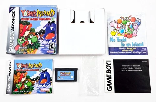 YOSHI'S ISLAND SUPER MARIO ADVANCE 2 COMPLETE CIB 2002 Authentic Game Boy GBA