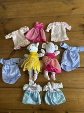 Vintage Angelina Ballerina Plush And Outfits 2003 Rare