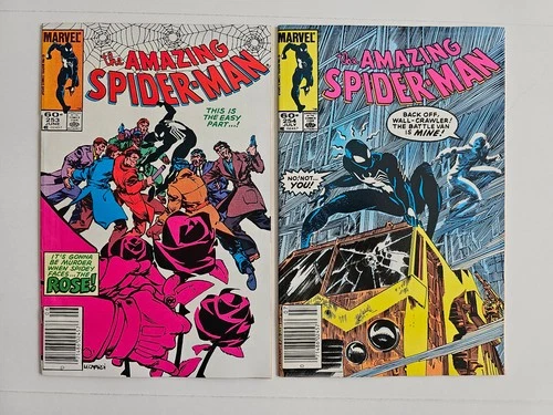 Amazing Spider-Man #253 + 254 | 1st app Rose | FN to FN/VF
