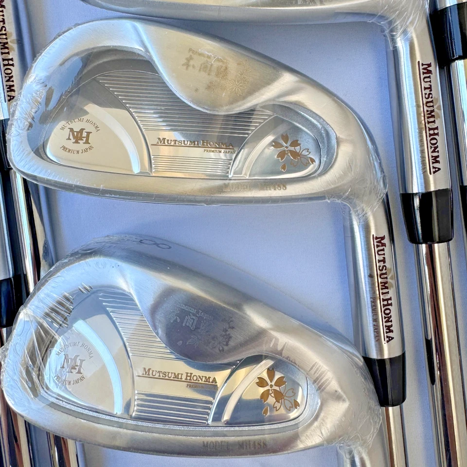 Mutsumi Honma MH488 Iron Set 7pc 5-Pw,Sw Nippon 950GH Regular Flex Steel RH - Image 3 of 4