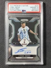 2022 Panini Prizm FIFA World Cup Qatar Signatures Auto Lionel Messi PSA 10 -hh18