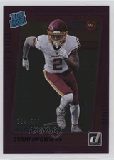 2021 Panini Donruss Rated Season Stat Line /500 Dyami Brown #278 Rookie RC