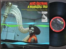 ALICE COLTRANE A Monastic Trio LP IMPULSE! AS-9156 US 1968 JAZZ Pharoah Sanders
