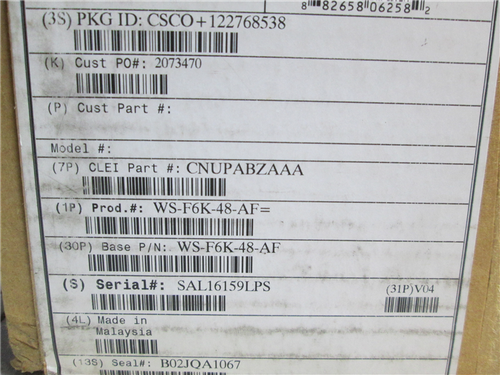 CISCO WS-F6K-48-AF - 802.3af PoE Daughter Card - Picture 2 of 5