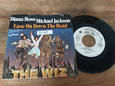 7'' Pop Michael Jackson - Ease On Down The Road (2 Song) Promo MCA EPIC US StoC