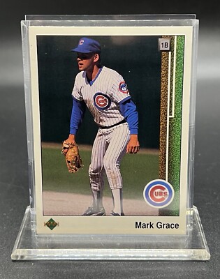 1989 UPPER DECK BASEBALL #140 MARK GRACE CHICAGO CUBS ne1 | eBay