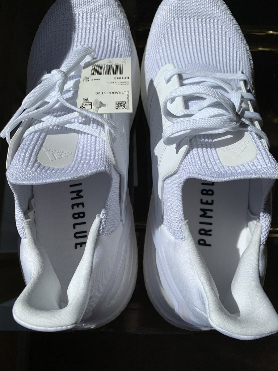 Adidas UltraBoost 20 “Triple White” (EF1042) sz13 Black Grey