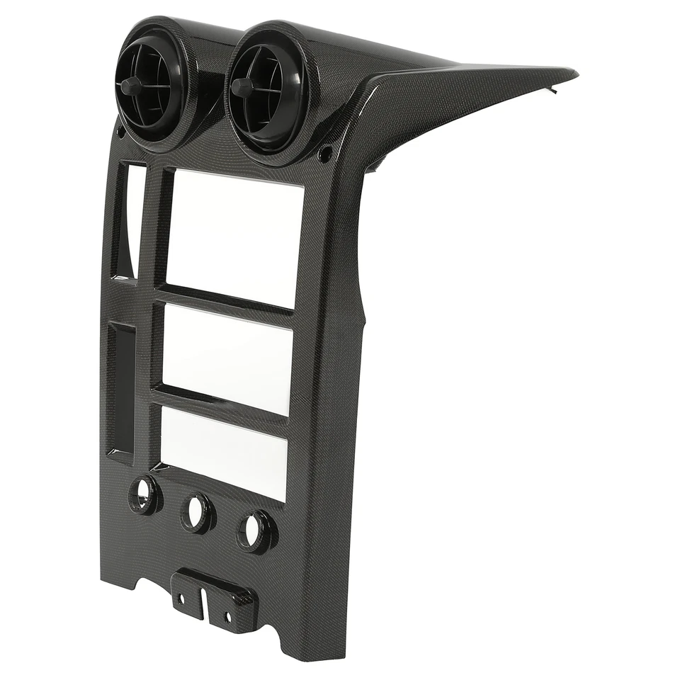 Center Dash Radio Surround Trim Bezel Carbon Fiber Printing For Hummer H2 03-04 - Image 3 of 4