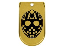 NDZ Sig P365XL P365 X Magazine Base Plate Extension Aluminum Gold Black Engraved