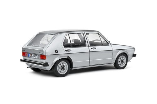 VOLKSWAGEN - GOLF L MKI 1983 - SILVER Solido 1800214 coche modelo 1:18 nuevo embalaje original - Imagen 4 de 8