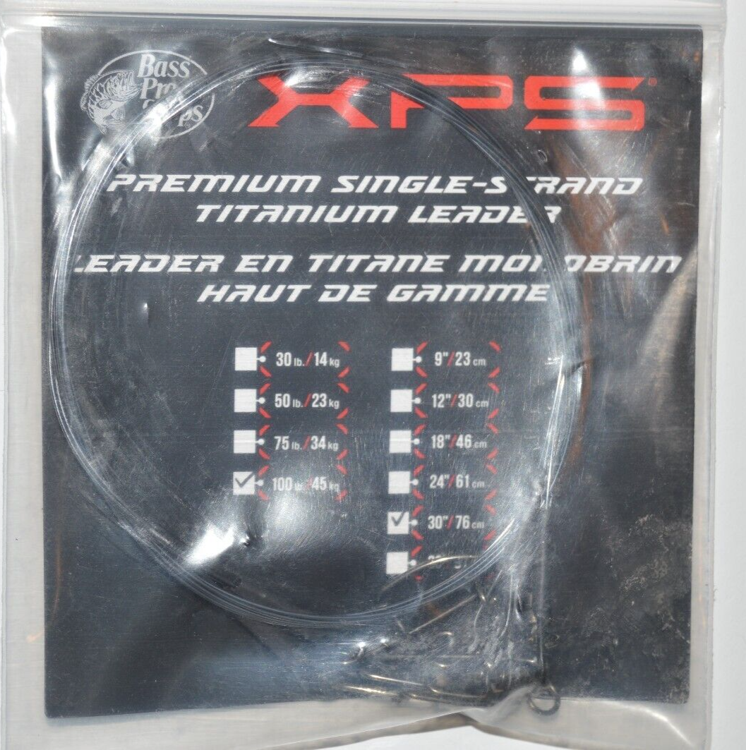 bass pro shops xps titanium leader 30
