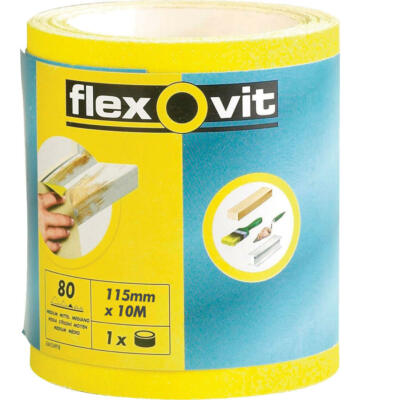Flexovit Hochleistungs-Schleifrolle Aluminiumoxid 120g