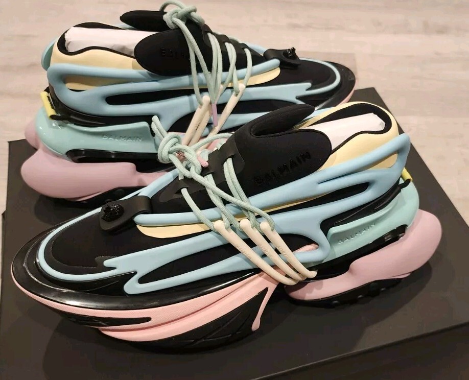 【関税&送料込み】Balmain Shoes Balmain Men's Unicorn Low Top Sneaker, Size 8US (41 EUR) | eBay