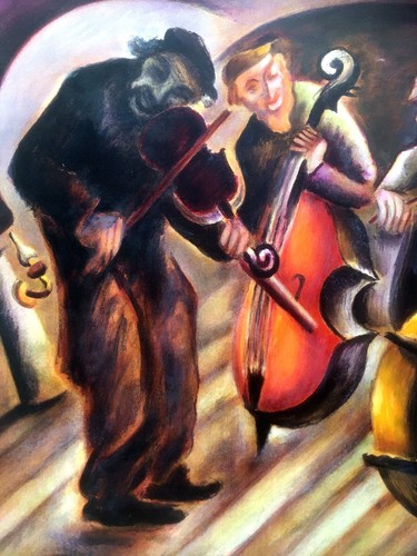 LITOGRAFÍA 1932 Firmada Rusa Ryback Judía Vanguardia Shtetl KLEZMER Judaica - Imagen 10 de 14