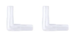 2 x L Connector Adapter Joint Aquarium Airline Hose Tubing Pump Fish Tank