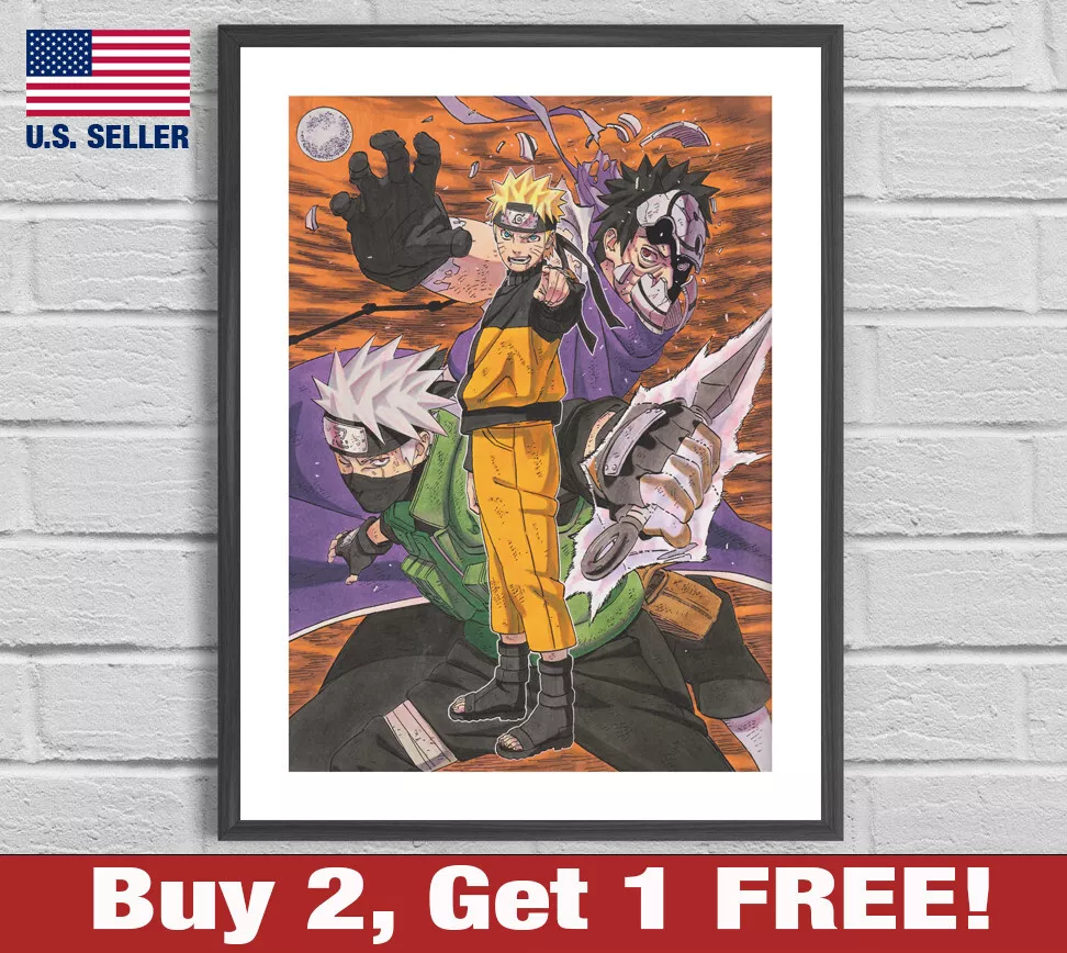 Naruto Kakashi Hatake Canvas Print