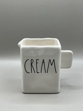 Rae Dunn Artisan Collection CREAM Ceramic Creamer Pitcher Pourer Small