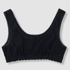  49 Hanky Panky Women's Black Daily Lace Scoop Neck Bralette Bra Size XS