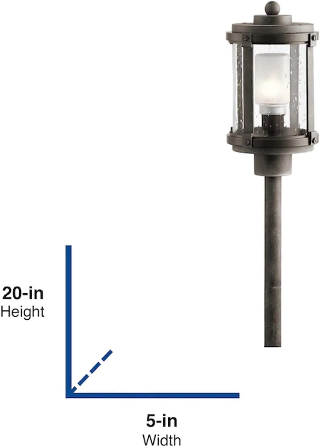 Kichler 28307 Landscape 2 Watt Olde Bronze Hardwired LED Outdoor Path