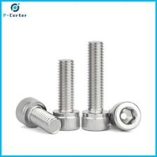 M3 (3MM) SOCKET CAP SCREWS A2 A4 STAINLESS STEEL ALLEN BOLTS HEX HEAD DIN 912