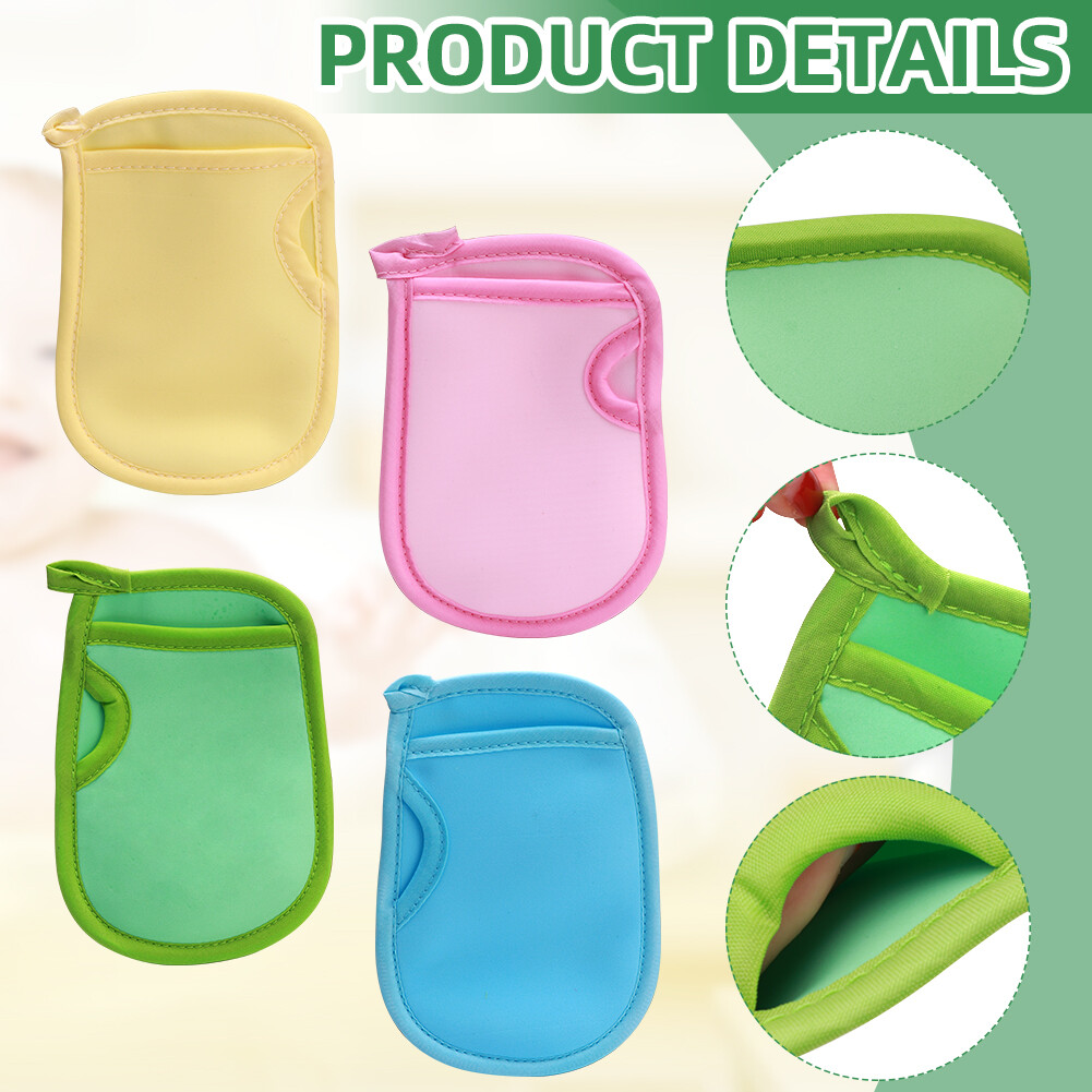 Double Sided Bath Mitt Towel Wash Cleansing Super Soft Exfoliating