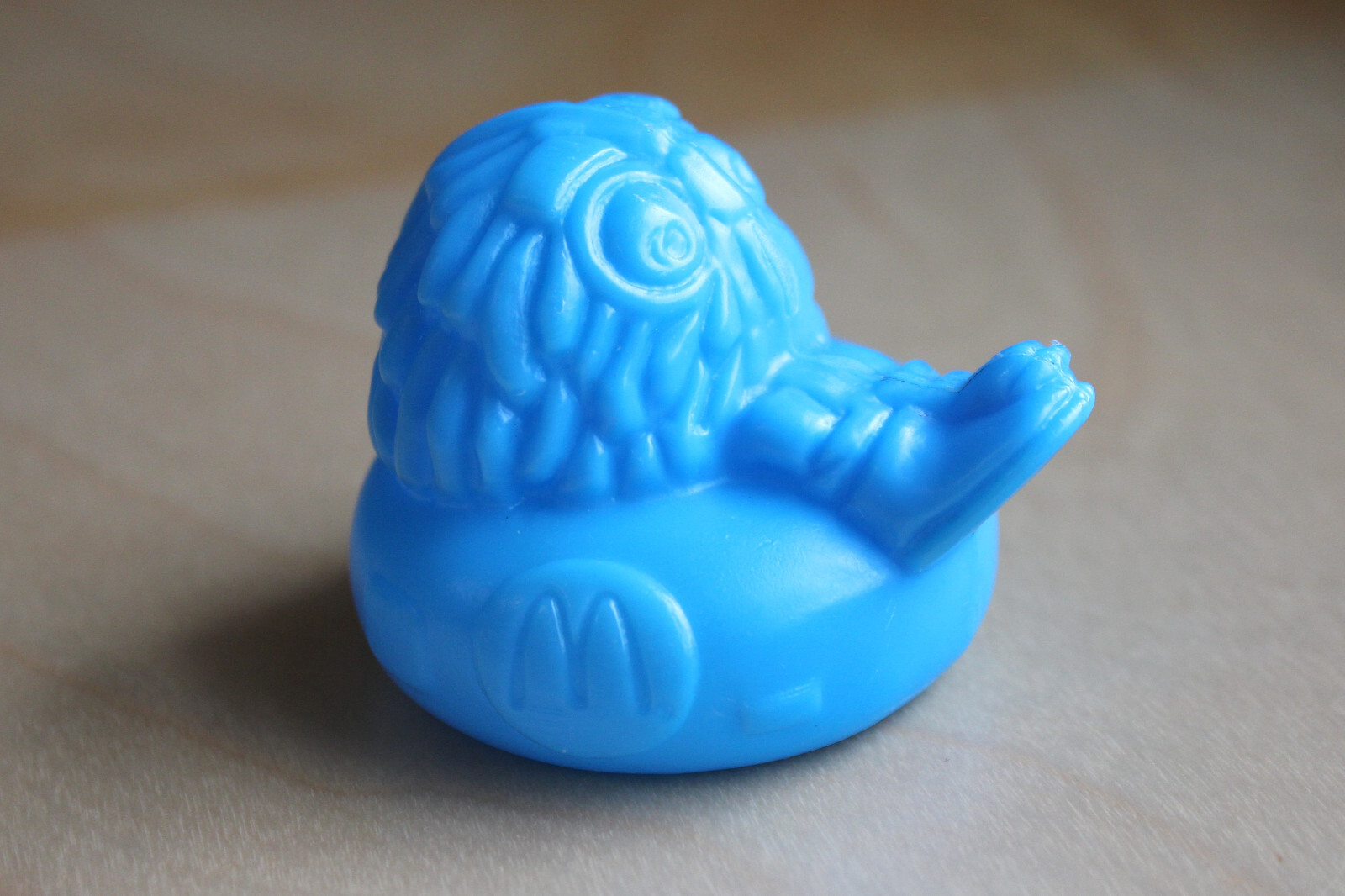McDonald's Under 3 Happy Meal Toy Vintage 1987 Blue Fry Guy Floater Bath Toy 2"