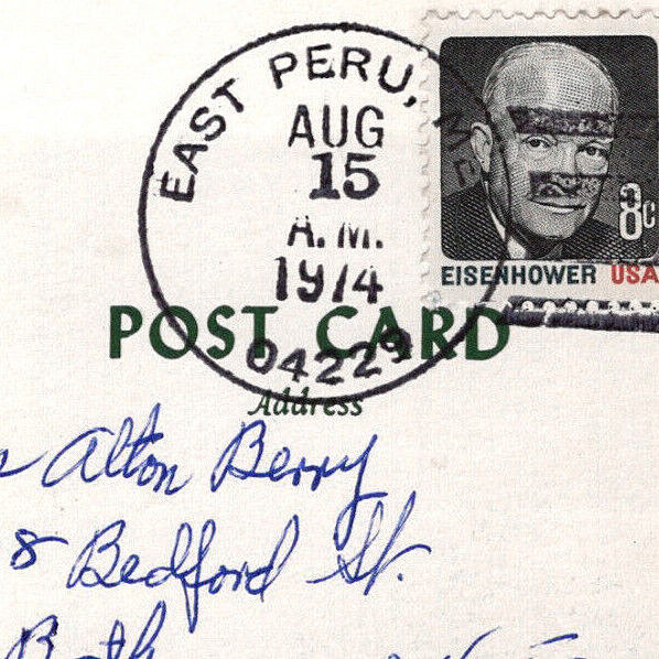 Postcard 1974 NH Mt Washington Wild Cat Mountain Ski Area View New