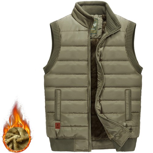 Men Quilted Padded Gilet Outdoor Sleeveless Coat Vest Bodywarmer Military Jacke∂ - Picture 14 of 16