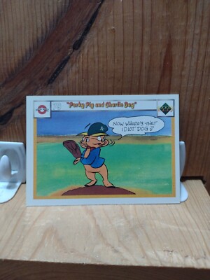 1990 Upper Deck Comic Ball #79/82   Porky Pig And Charlie Dog .   MC7