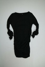 Womens Ann Taylor Black Long Sleeve Knit Dress XS EUC
