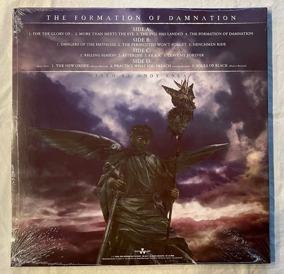 Testament -The Formation Of Damnation (Limited Edition Oxblood vinyl) Only 250 - Image 2 of 3