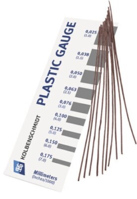 Kolbenschmidt Plastic Gauge Messstreifen für Gleitlager Plastigage Meßstreifen