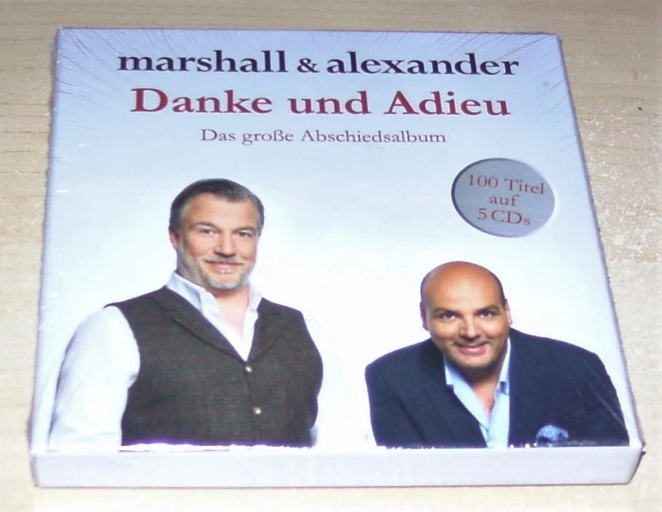 MARSHALL & ALEXANDER DANKE UND ADIEU DAS GROßE ABSCHIEDSALBUM 5 CD BOX NEU & OVP - Bild 4 von 4