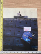 Sony Digital Recordable Mini Disc Electronic Vintage 1997 Print Advertisement