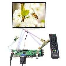 HD VGA AV USB DTV LCD Controller Board 10.4" 1024X768 LTD104EDZS LCD Screen